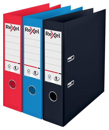 Rexel Choices A4 Polypropylene Lever Arch Files Pack 3 Rexel